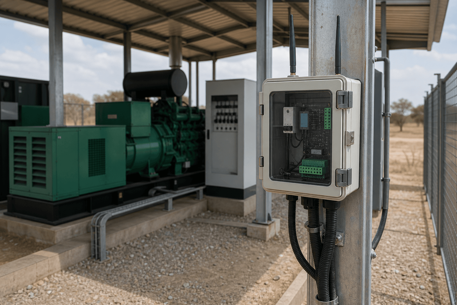 Remote Energy Telemetry Unit for Generator and Load Performance Review