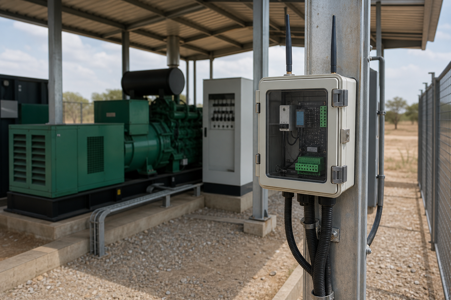 Remote Energy Telemetry Unit for Generator and Load Performance Review